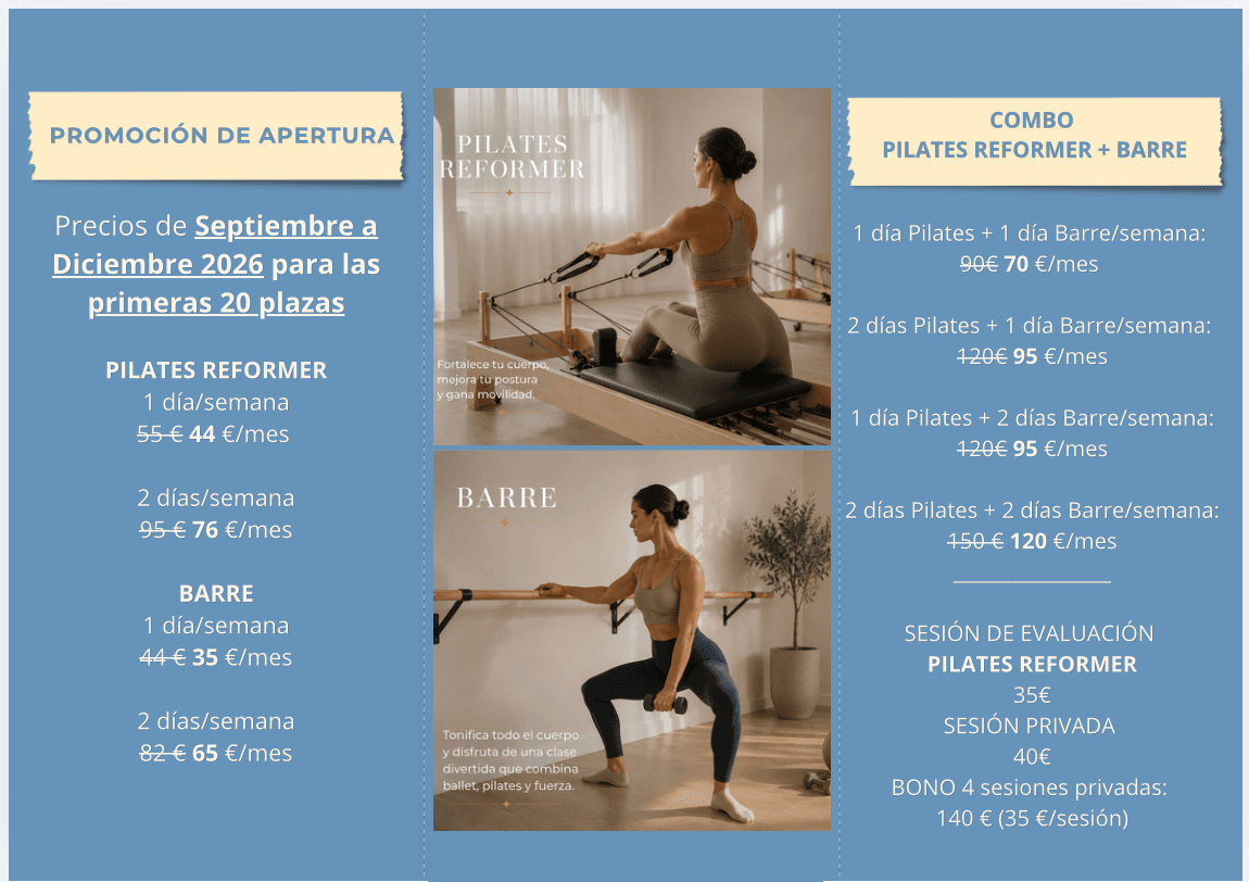 Información promoción apertura